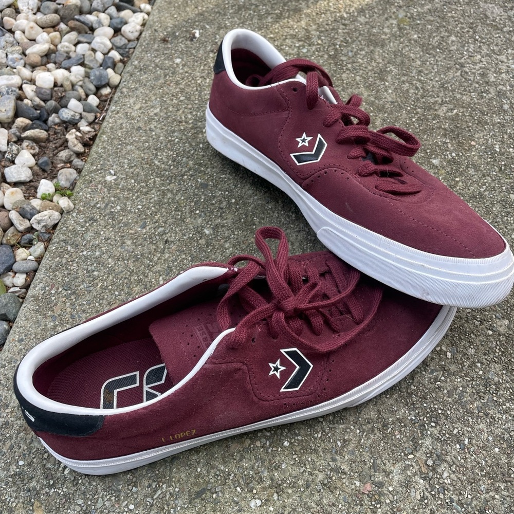 Converse CONS Louie Lopez Men's Dark Red Sneakers